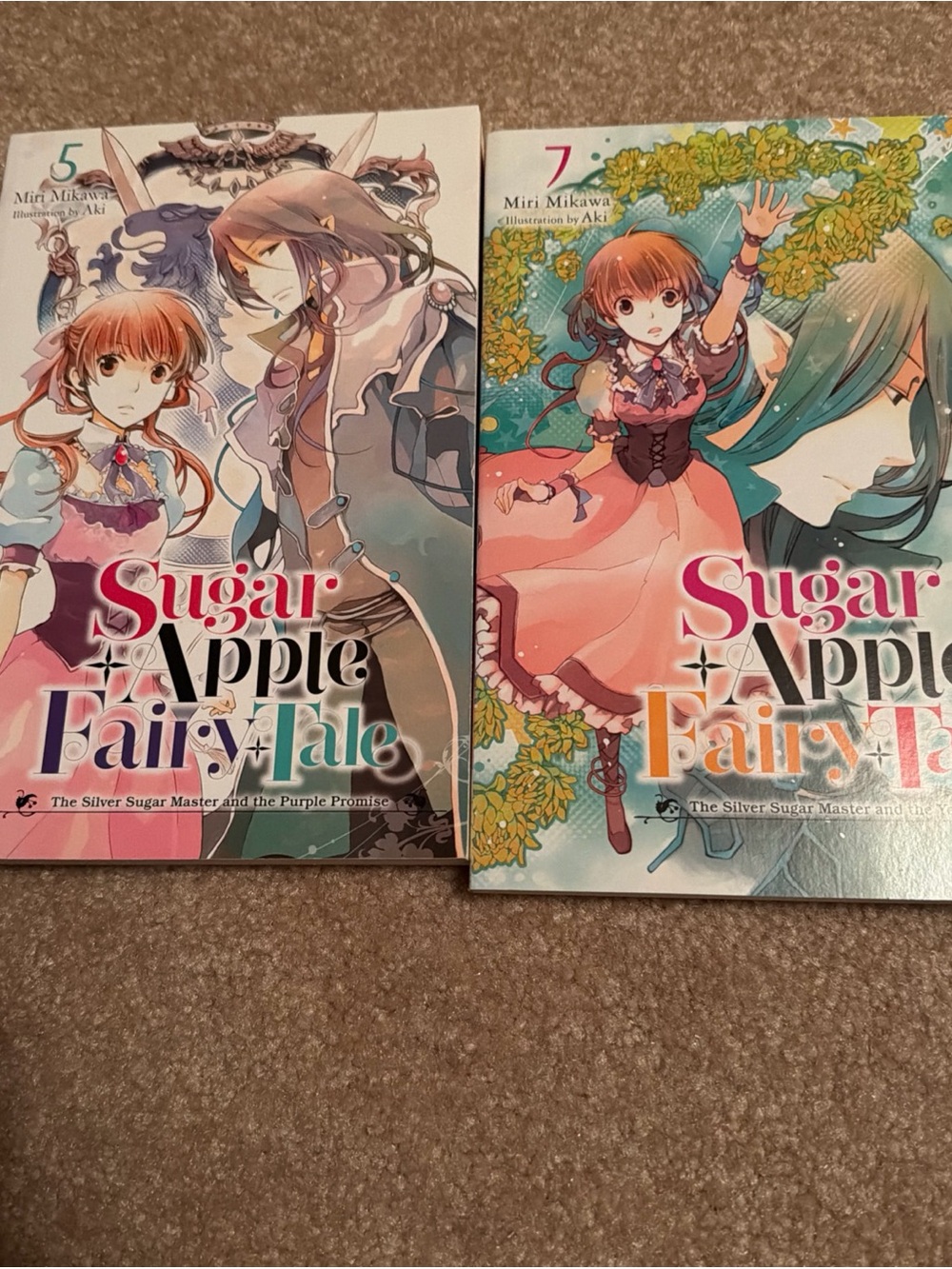 Paperbacks Sugar Apple Fairy Tale Manga Covers - Pink, Teal, Peach